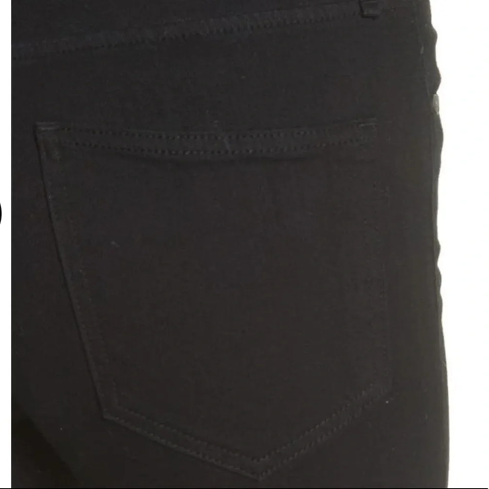 Rag & Bone NWT Bilbury Ankle Cigarette Metallic Hem Jean Size 25 Black/Gold - Picture 6 of 14